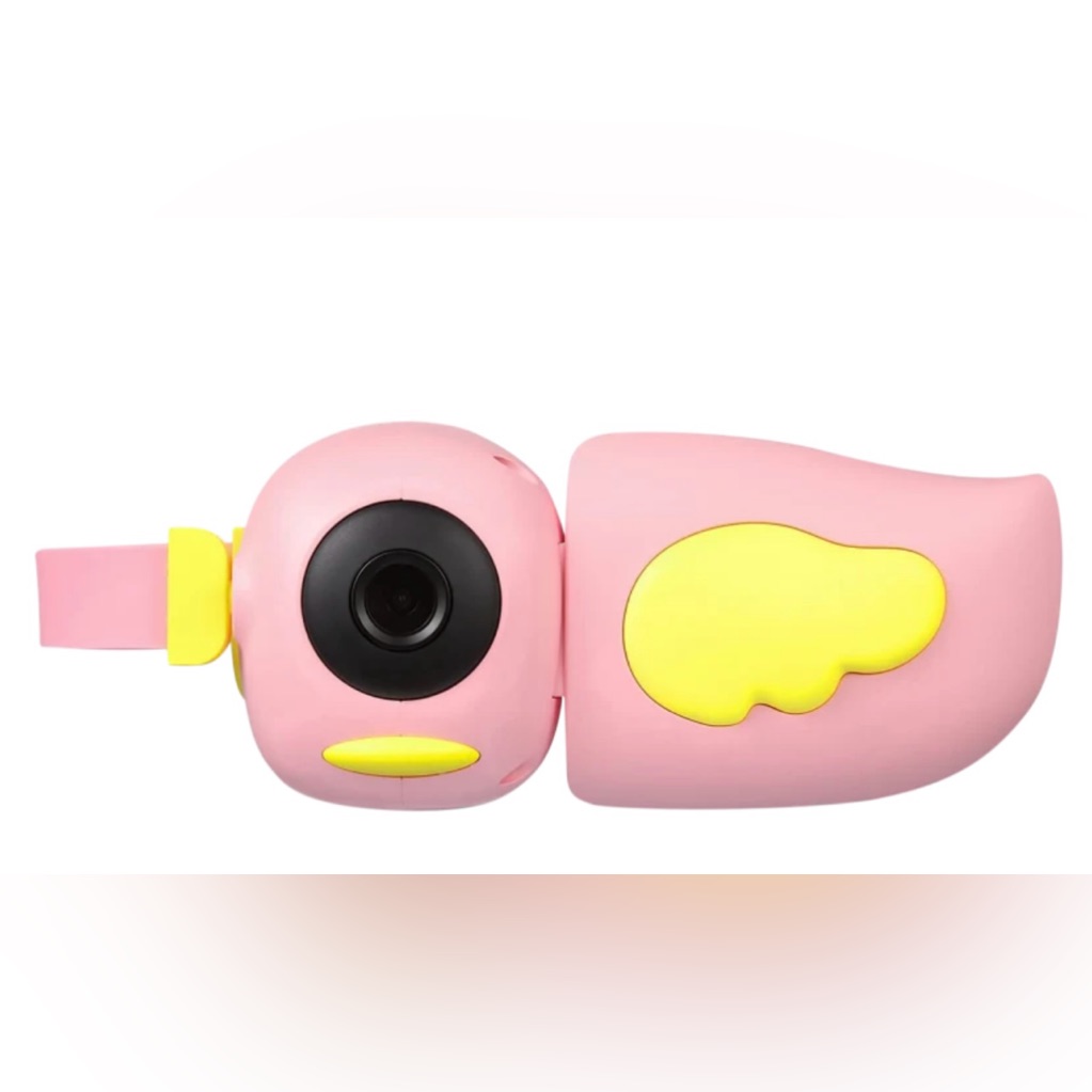 New! Dartwood 720p Hd Kids Video Camera / Camcorder Pink And Yellow Toy Camera